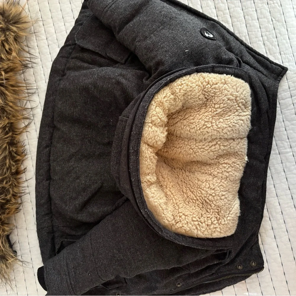 Appaman dark grey Jacket with Cream Lining size 2T preowned - Picture 8 of 13